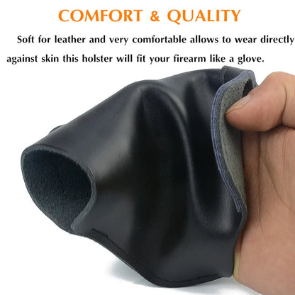 Concealed Leather IWB Gun Holster – Quick Draw Carry for Beretta M92, 92A1, 84 Cheetah & M-87 Cheetah