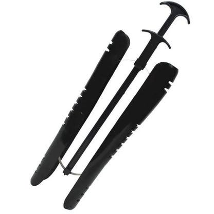 2 Pcs Black Boot Shapers | Practical Long Boot Supporters, Stretcher & Creative Home Storage Holder Hangers