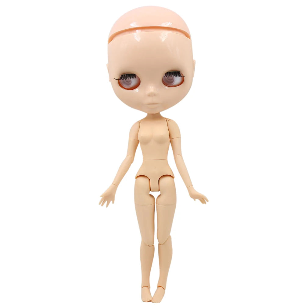 DBS Blyth Doll Toy – 30cm Joint Body Bald Head DIY Doll without Eyechips, Loose Scalp