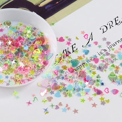 2000Pcs Mixed Color Sequins Pack - DIY Nail Art, Craft Jewelry Making & Wedding Decoration Confetti Supplies