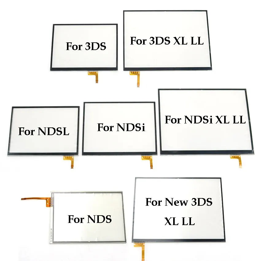YuXi Replacement Touch Screen Digitizer Glass – Compatible with DS Lite, DSL, NDSL, NDSi, New 3DS XL/LL Console