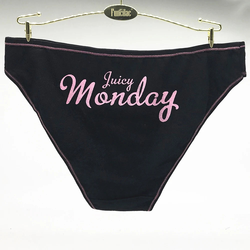 Women's Cotton Panties - 7 Pack Sexy Everyday Briefs & Knickers, M/L/XL Lingerie Set
