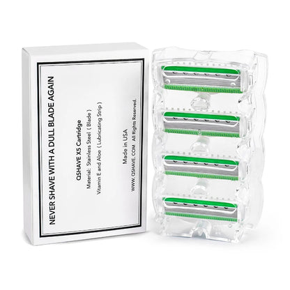 QShave Green Series Women’s Razor — 5-Layer X5 Blade Hair Remover for Bikini & Legs, Valentine’s Day Gift