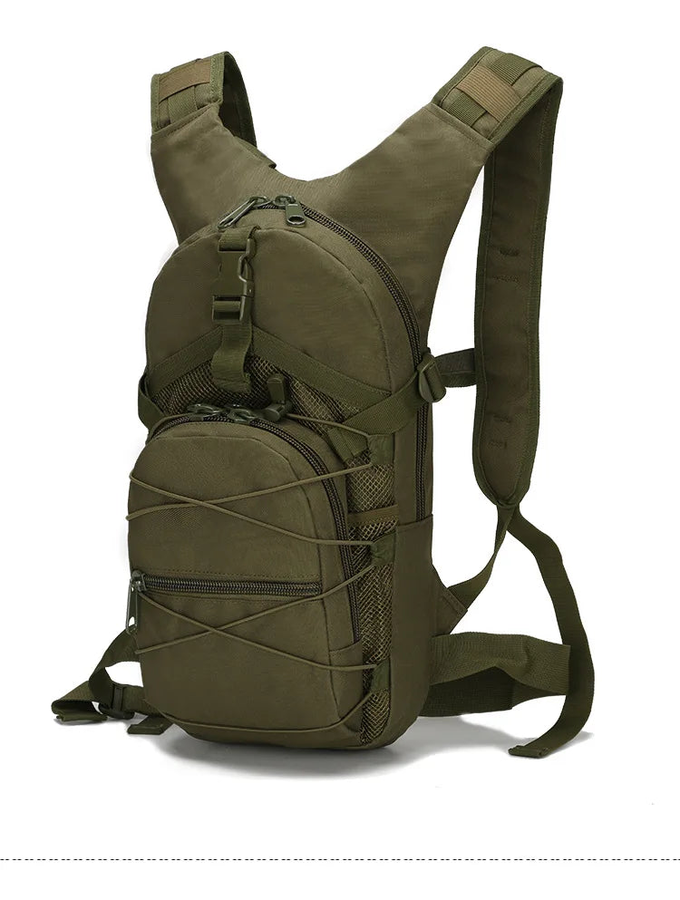 15L Molle Tactical Backpack – Outdoor Sports Bicycle Bag for Cycling, Hiking, Climbing, Camping & Fishing with Hydration Support