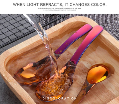 High-Quality 304 Stainless Steel Spoon Set – 3 Sizes, Gold Finish for Rice, Soup, Kids, Ice Cream & Dessert Kitchen Tableware