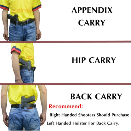 Concealed Leather IWB Gun Holster – Quick Draw Carry for Beretta M92, 92A1, 84 Cheetah & M-87 Cheetah