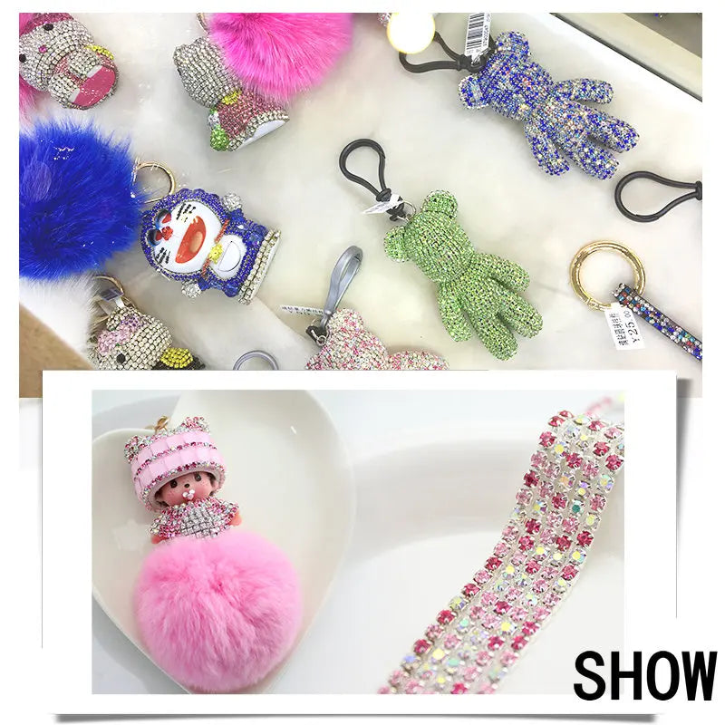 Glitter Rhinestone Chain Trim - SS6 SS16 Crystal Sew-On Glue-On Decoration For DIY Clothing Accessories