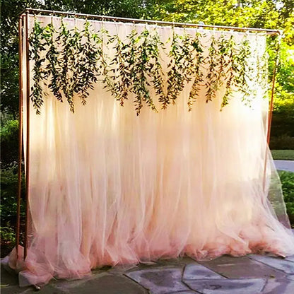 Sheer Organza Fabric Roll - Wedding Party Decoration Material For Romantic Birthday And Event Decor