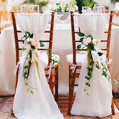 Sheer Organza Fabric Roll - Wedding Party Decoration Material For Romantic Birthday And Event Decor