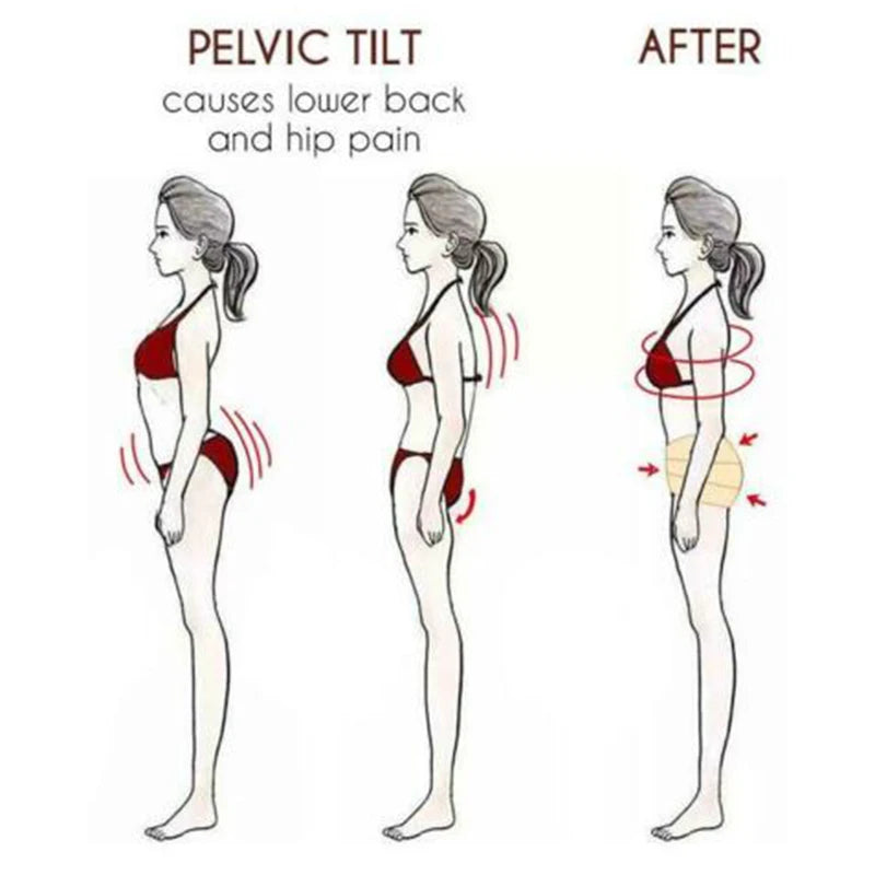 Adjustable Pelvic Support Belt - Body Shaper Girdle With Hip Lift And Posture Correction For Women