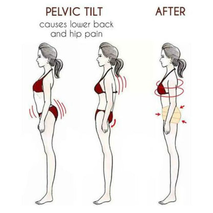 Adjustable Pelvic Support Belt - Body Shaper Girdle With Hip Lift And Posture Correction For Women