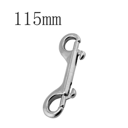 316 Stainless Steel Scuba Diving Eye Snap Hook – Double End Quick Release Bolt Buckle Clip for Marine, Boat & Key Ring