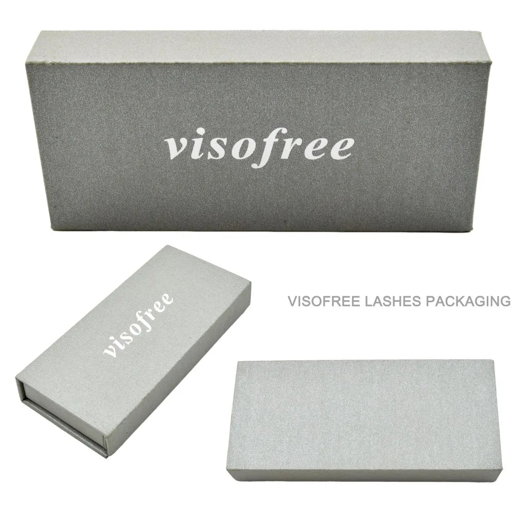 Visofree 3D Mink Lashes – High Volume Natural Black False Eyelashes #108, #109, #110