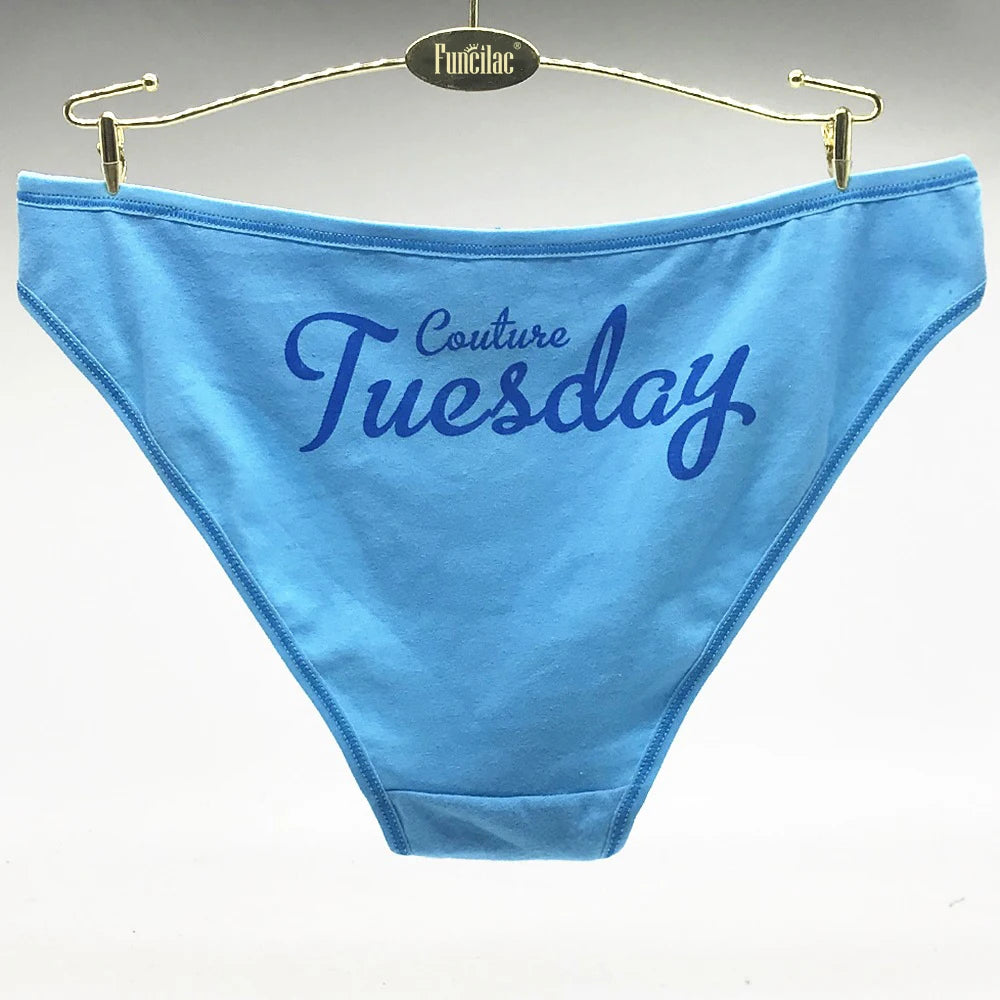 Women's Cotton Panties - 7 Pack Sexy Everyday Briefs & Knickers, M/L/XL Lingerie Set
