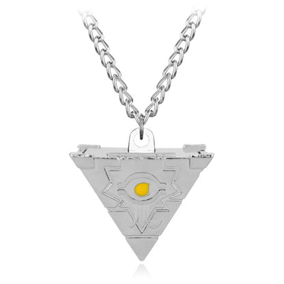 Yu-Gi-Oh! Millennium Puzzle & Eye of Horus Necklaces - 3D Anime Cosplay Pendant Jewelry Gift for Men and Women