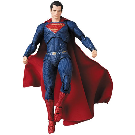 16cm DC Superman MAFEX 057 Action Figure — Justice League Collectible Model, BJD Toy Gift