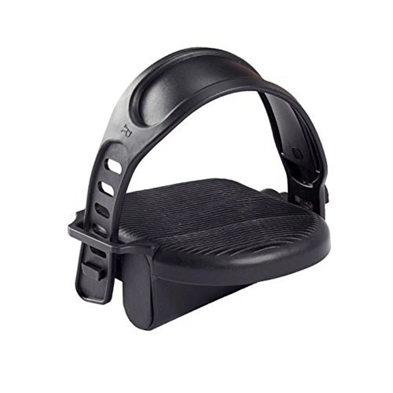 New Exercise Bike Pedals – Widened Bicycle Pedals with Pedal Straps for Stationary Cycle, Home Fitness
