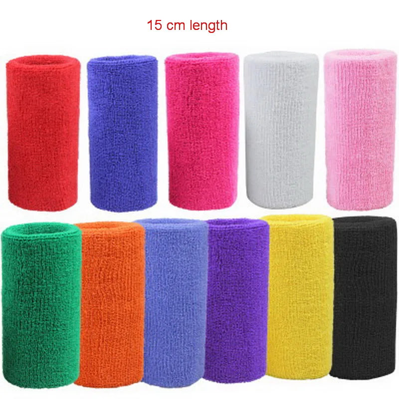 Sports Wrist Sweatband - Tennis, Volleyball & Gym Wrist Brace Support Towel Bracelet Protector