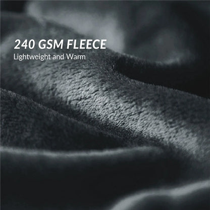 Spring & Winter Flannel Blanket – Soft, Fluffy Coral Fleece Sofa Cover & Bedspread, Solid Blue & Black Plush Blanket for Beds