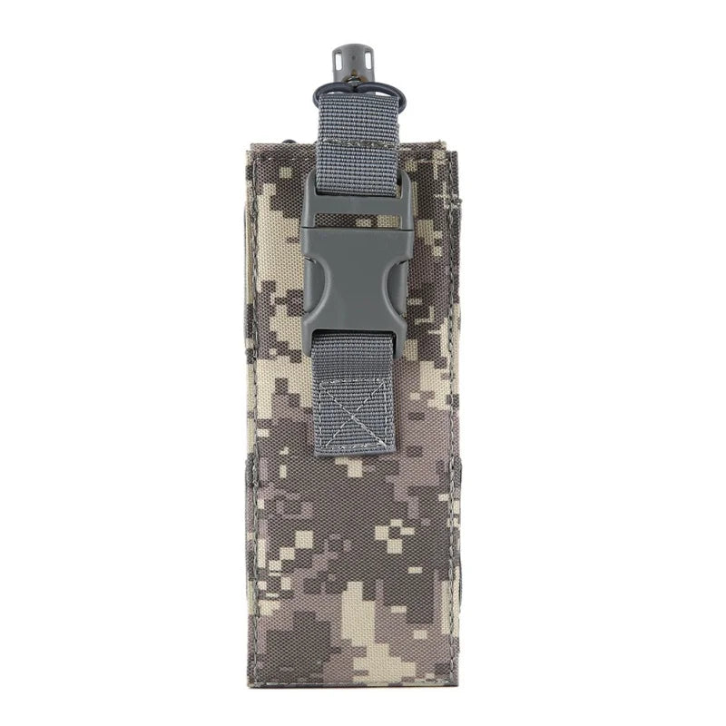 MOLLE Water Bottle Holster Pouch - Outdoor Sports, Hiking, Camping & Travel Canteen Holder EDC Tool Waist Bag