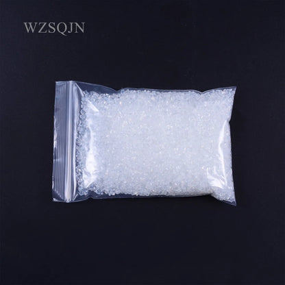 Italian Keratin Granules - 50g White Hair Extension Glue Beads for I-Tip & U-Tip Hair Extensions