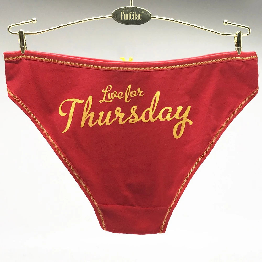 Women's Cotton Panties - 7 Pack Sexy Everyday Briefs & Knickers, M/L/XL Lingerie Set