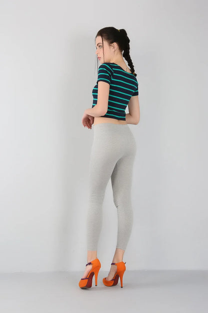 2023 Women's Bamboo Fiber High Elastic Slim Leggings – Plus Size 2XL-7XL, Spring & Summer Fashion