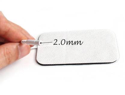 5×9cm Non-Woven Electrode Pads – 2mm Plug for TENS Muscle Stimulator & Acupuncture Machine, Gel Patch Accessories