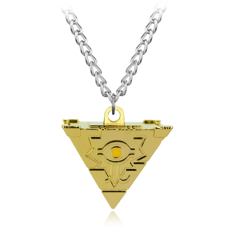 Yu-Gi-Oh! Millennium Puzzle & Eye of Horus Necklaces - 3D Anime Cosplay Pendant Jewelry Gift for Men and Women