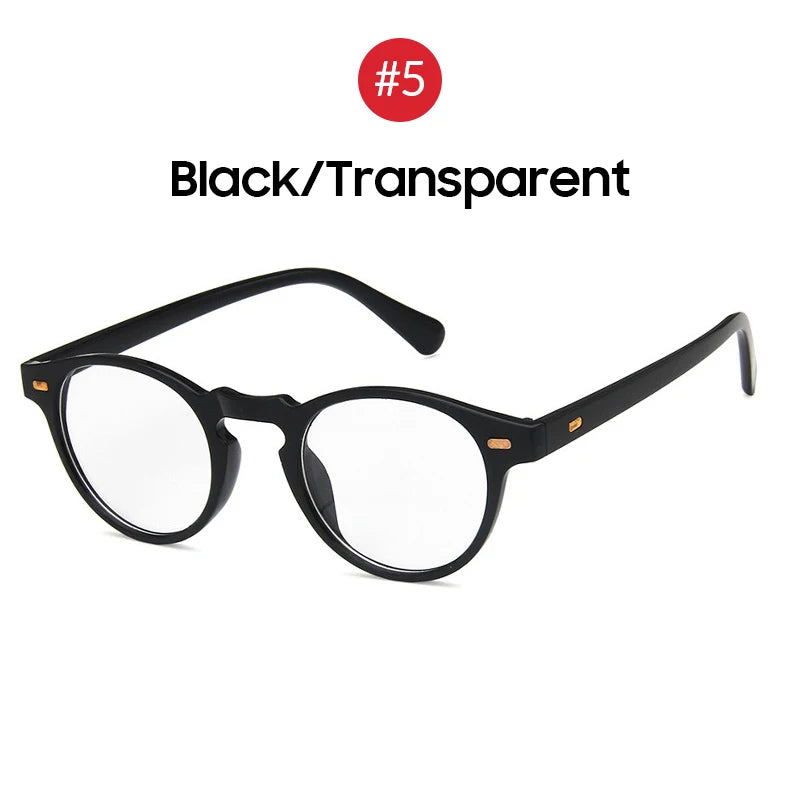 VIVIBEE 2025 Fashion Oval Small Sunglasses – Classic UV400 Clear Transparent Shades for Men & Women