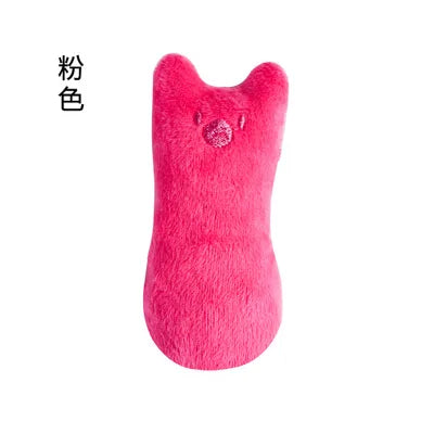 Catnip Teeth Grinding Toy - Funny Interactive Plush Chew Toy With Mint Flavor For Cats And Kittens