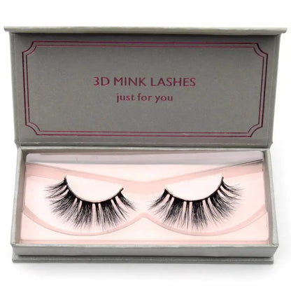 Visofree 3D Mink Lashes – High Volume Natural Black False Eyelashes #108, #109, #110