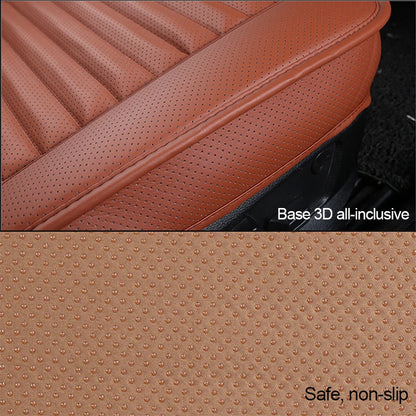 Universal Leather Car Seat Covers - Seat Cushion Protector Mats for Auto Interiors
