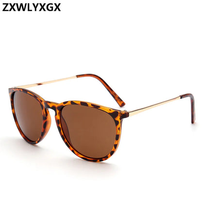 Retro Round Sunglasses — Designer Alloy Mirror Shades for Men & Women