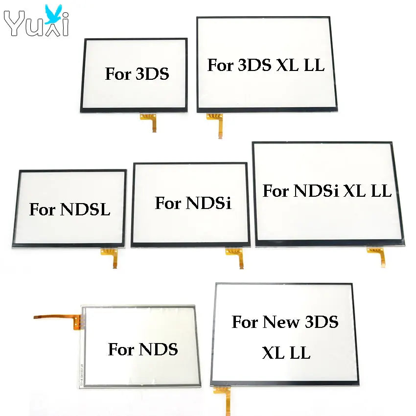 YuXi Replacement Touch Screen Digitizer Glass – Compatible with DS Lite, DSL, NDSL, NDSi, New 3DS XL/LL Console