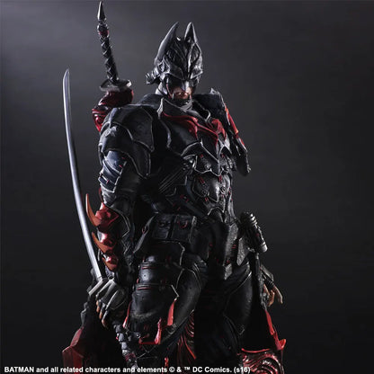 2017 Play Arts Bushido Batman Figure - 27cm Collectible Action Toy for Fans & Display