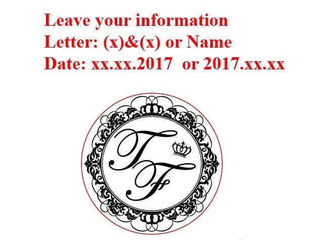 Custom Brass Wax Seal Stamp with 2 Initials & Wreath – Vintage Reusable DIY Wedding & Letter Stamp with Free Engraving