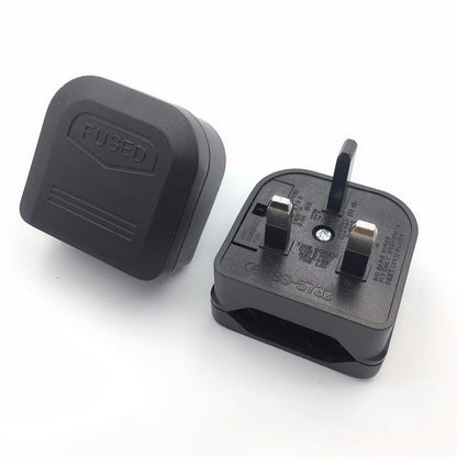 European Euro EU 2 Pin to UK 3 Pin Power Socket Travel Plug Adapter Converter: Charger Power Socket Outlet