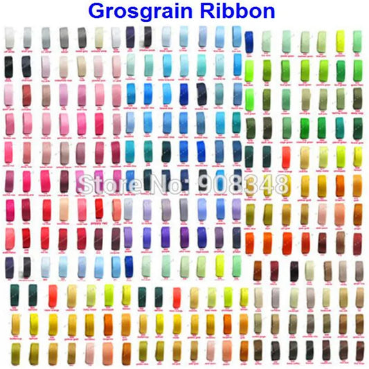 Solid Grosgrain Ribbon - 100 Yard Polyester Craft Ribbon in Multiple Width Sizes