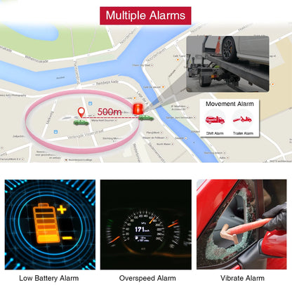 Track with Confidence: TKSTAR TK905 GPS Tracker - 5000mAh, 90 Days Standby, Waterproof, Magnet, Voice Monitor - Free Web APP for Easy Monitoring