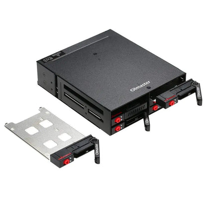 6-Bay & 4-Bay 2.5-inch SATA SSD/HDD Hot Swap Mobile Rack – Data Storage Enclosure for 5.25" Drive Bay