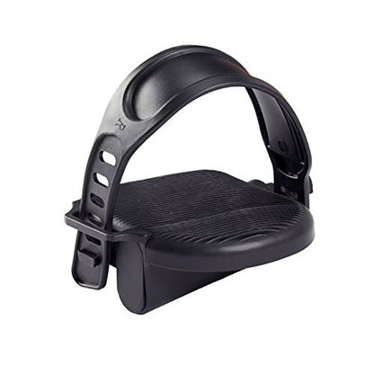 New Exercise Bike Pedals – Widened Bicycle Pedals with Pedal Straps for Stationary Cycle, Home Fitness
