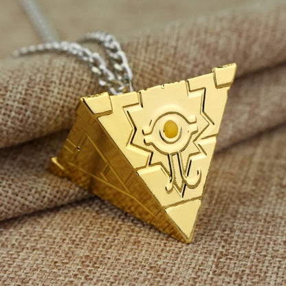 Yu-Gi-Oh! Millennium Puzzle & Eye of Horus Necklaces - 3D Anime Cosplay Pendant Jewelry Gift for Men and Women