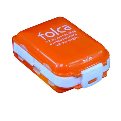 Folding Pill Case – Portable Medicine Organizer, Capsule & Tablet Storage Box, Empty Pillbox Container
