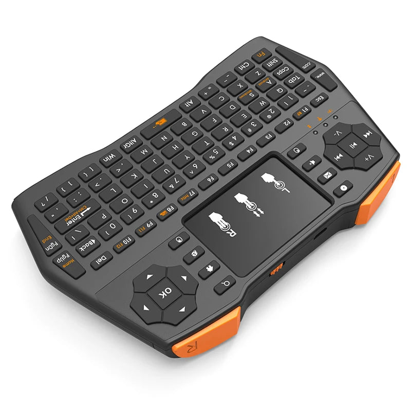 i8 Plus Mini Wireless Keyboard - 2.4GHz Air Mouse Remote With Touchpad For Android TV Box And PC