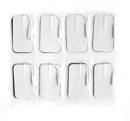 5×9cm Non-Woven Electrode Pads – 2mm Plug for TENS Muscle Stimulator & Acupuncture Machine, Gel Patch Accessories