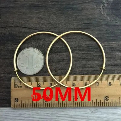 Unisex Clip-On Earrings – Invisible No-Piercing Spring Ear Cuffs, Small Circle Gold/Silver/Black Plated Jewelry for Women & Men