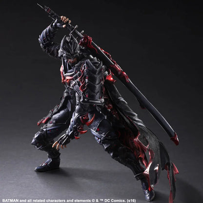 2017 Play Arts Bushido Batman Figure - 27cm Collectible Action Toy for Fans & Display