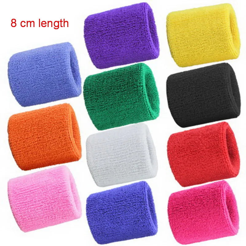 Sports Wrist Sweatband - Tennis, Volleyball & Gym Wrist Brace Support Towel Bracelet Protector