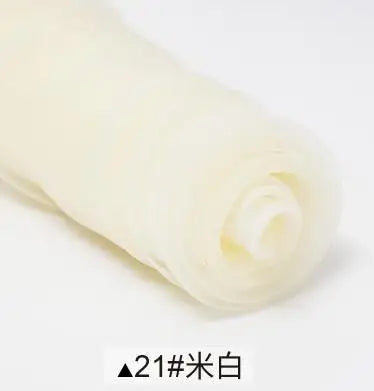 Sheer Organza Fabric Roll - Wedding Party Decoration Material For Romantic Birthday And Event Decor